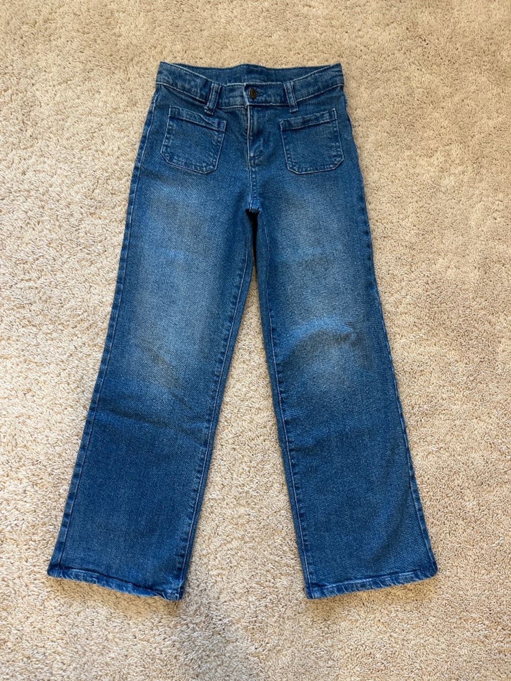 Wide leg jeans girl size 10